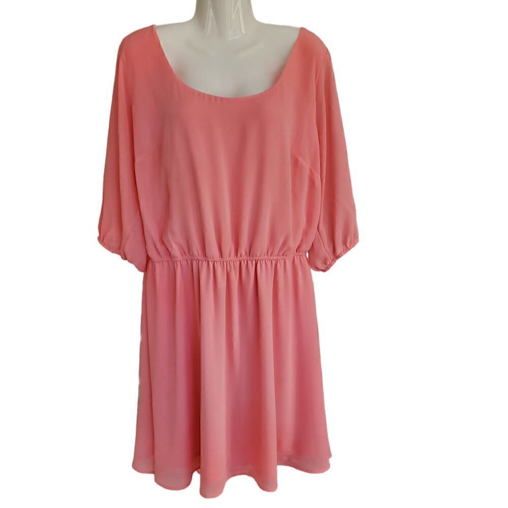 DILLARDS CORAL DRESS SIZE 2X